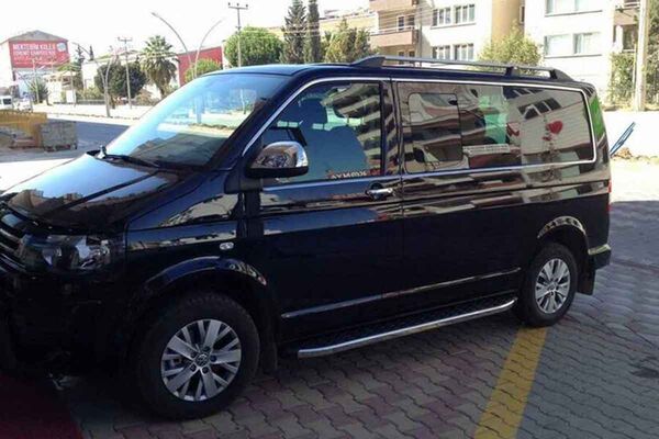 OMSA VW T5 Caravelle Krom Cam Çerçevesi 14 Parça Tek Sürgü Kısa Şase 2003-2014 Arası