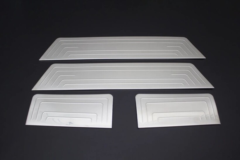Krom Aksesuar » Omsa - OMSA VW T5 Transporter Krom Kapı Eşiği 4 Parça 2003-2023 Arası