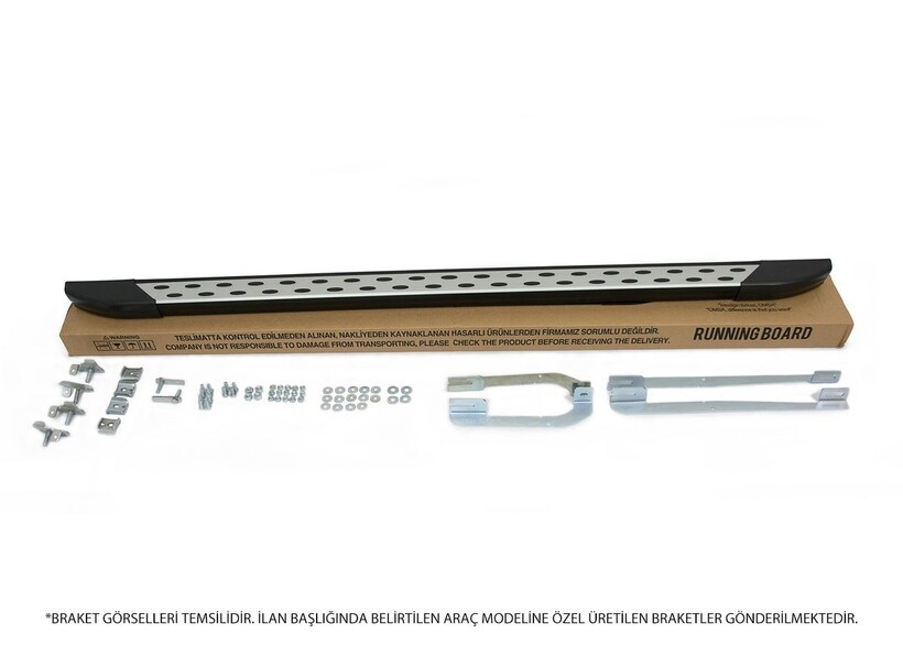 OMSA VW T6.1 Transporter Dot Line Yan Basamak Uzun Şase 2020-2023 Arası - Thumbnail