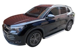 Yan Basamak - OMSA VW Tiguan Blackline Yan Basamak Krom 2024 ve Sonrası