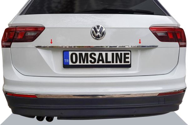OMSA VW Tiguan Krom Plaka Üstü Çıta 2016-2023 Arası