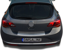 Krom Aksesuar » Omsa - OMSA Opel Astra J SW Krom Arka Tampon Eşiği Taşlı 2009 ve Sonrası