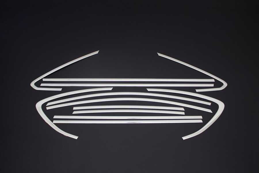 OMSA Opel Astra J Sedan Krom Cam Çerçevesi 12 Parça 2012-2015 Arası