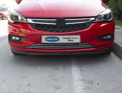 OMSA Opel Astra K Krom Ön Tampon Alt Çıtası 3 Parça Sensörsüz 2015 ve Sonrası - Thumbnail