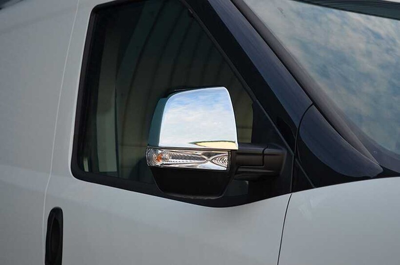 OMSA Opel Combo D Krom Ayna Kapağı 2 Parça Abs 2011-2018 Arası - Thumbnail