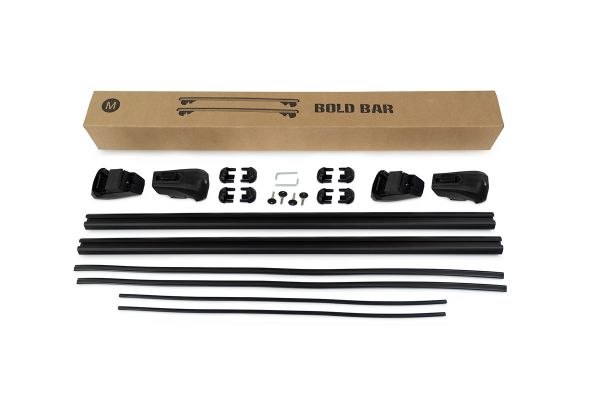 Opel Combo E Bold Bar V2 Ara Atkı Siyah Metal Kilit 2 Parça 138cm 2019 ve Sonrası