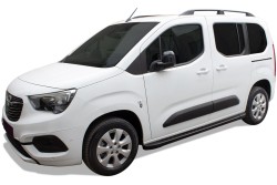 Yan Basamak - OMSA Opel Combo E Dot Line Yan Basamak Siyah 2019 ve Sonrası