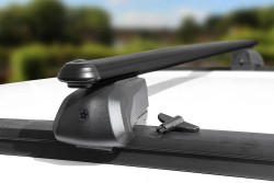 Opel Grandland X Bold Bar V2 Ara Atkı Siyah 2 Parça 120cm 2017-2024 Arası - Thumbnail