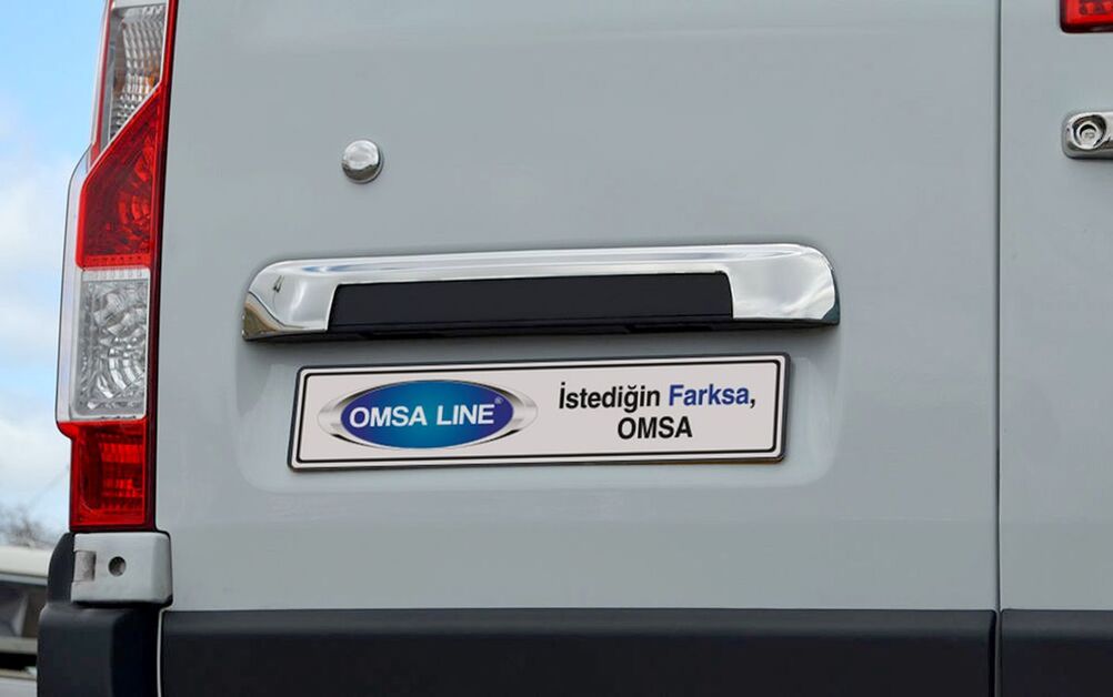 OMSA Opel Movano 3 Bagaj Kapağı Tapa Kromu 4 Parça 2010 ve Sonrası