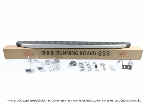 OMSA Opel Vivaro 3 Blackline Yan Basamak Alüminyum Kısa Şase 2017 ve Sonrası