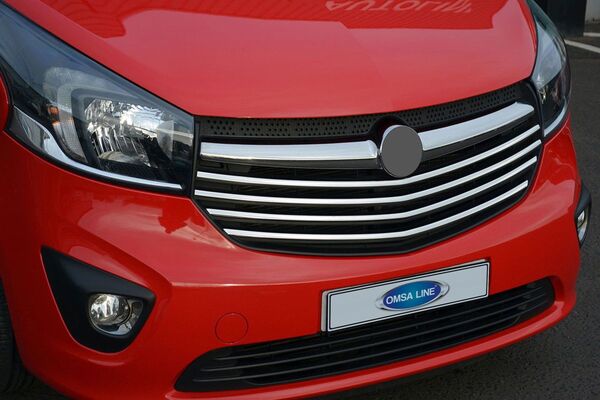 OMSA Opel Vivaro Krom Ön Panjur 4 Parça 2014-2018 Arası