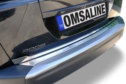 Krom Aksesuar » Omsa - OMSA Peugeot 2008 Krom Arka Tampon Eşiği (Taşlı) 2019 ve Sonrası