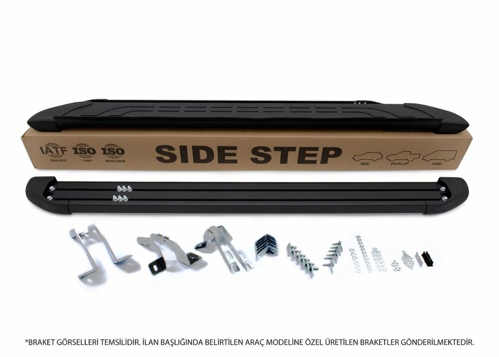 Peugeot 3008 Faba Yan Basamak Siyah 2016-2023 Arası