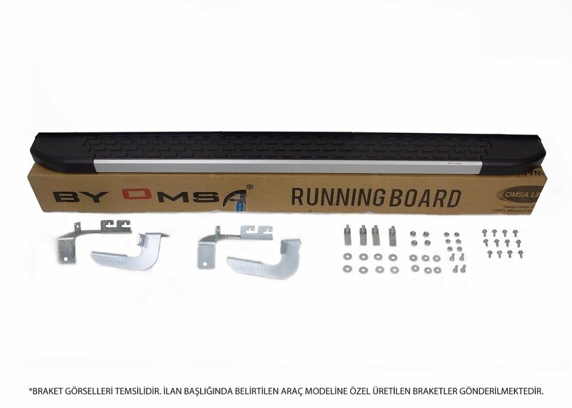 OMSA Peugeot 3008 Nevada Yan Basamak Alüminyum 2016-2023 Arası - Thumbnail