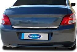 Krom Aksesuar » Omsa - OMSA Peugeot 301 Sedan Krom Bagaj Alt Çıta 2012 ve Sonrası