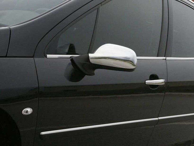 OMSA Peugeot 407 Krom Ayna Kapağı 2 Parça 2004-2010 Arası - Thumbnail