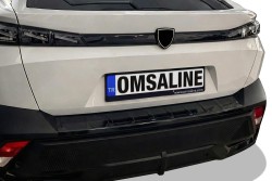 Body Kit » Plastik - Peugeot 408 Arka Tampon Eşiği Parlak Plastik 2023 ve Sonrası