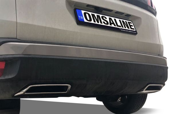 Peugeot 5008 OEM Krom Egzoz Ucu 2 Parça 2016-2023 Arası