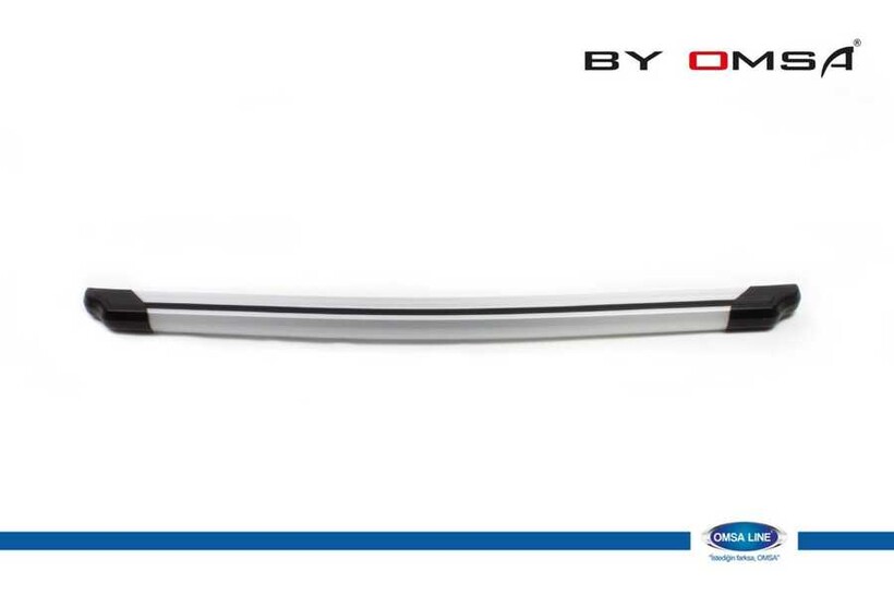 Arka Korumalar - OMSA Peugeot Bipper Elegance Arka Basamak Alüminyum 2008 ve Sonrası