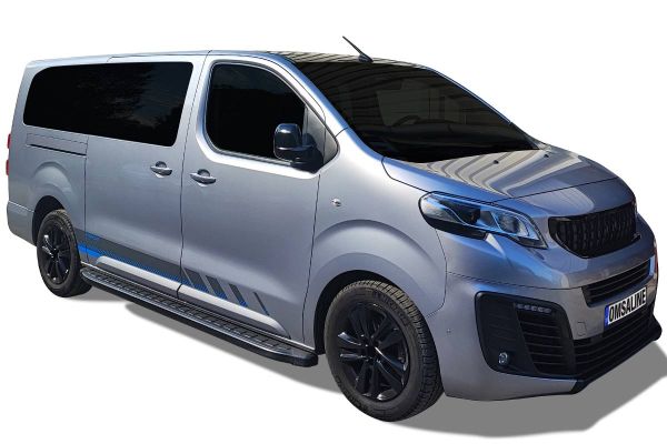 OMSA Peugeot Expert Traveller Proside Yan Basamak Siyah 2017 ve Sonrası