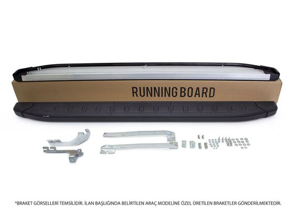 OMSA Peugeot Expert Traveller Proside Yan Basamak Siyah 2017 ve Sonrası