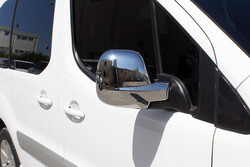 OMSA Peugeot Partner Krom Tepee Ayna Kapağı 2 Parça Abs 2012 ve Sonrası - Thumbnail