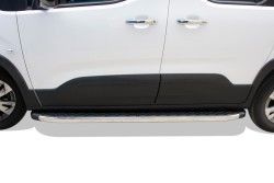 OMSA Peugeot Rifter Blackline Yan Basamak Krom Kısa Şase 2019 ve Sonrası - Thumbnail