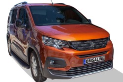 Yan Basamak - OMSA Peugeot Rifter Blackline Yan Basamak Siyah Kısa Şase 2019 ve Sonrası