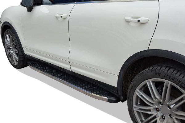 OMSA Porsche Cayanne Blackline Yan Basamak Krom 2010 ve Sonrası