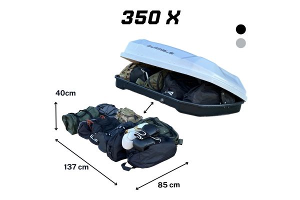 Port Bagaj Bavul 350Lt Kilitli Parlak Siyah