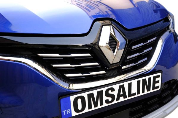 OMSA Renault Captur 2 Krom Ön Panjur Çıtaları 6 Parça 2020 ve Sonrası