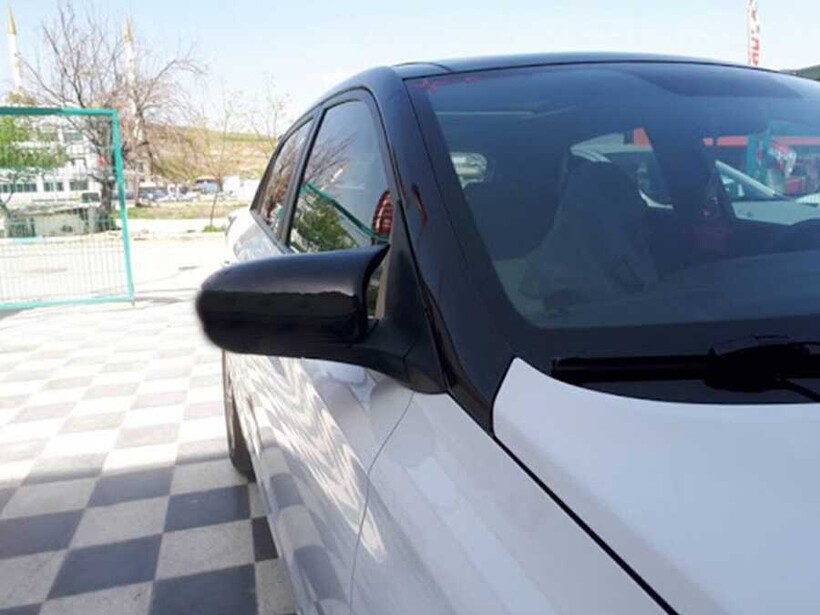 Renault Captur Yarasa Ayna Kapağı Batman Piano Siyah ABS 2013 ve Sonrası - Thumbnail