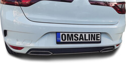 OMSA Renault Megane 4 HB Krom Egzoz Çıkışı 2 Parça 2016-2020 Arası - Thumbnail
