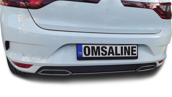 OMSA Renault Megane 4 HB Krom Egzoz Çıkışı 2 Parça 2016-2020 Arası