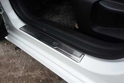 OMSA Renault Megane 4 Sedan Krom Kapı Eşiği 4 Parça Taşlı 2021 ve Sonrası - Thumbnail