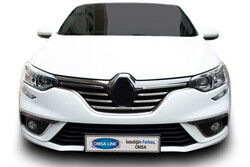 Krom Aksesuar » Omsa - OMSA Renault Megane 4 Sedan Krom Ön Panjur 5 Parça 2016-2020 Arası