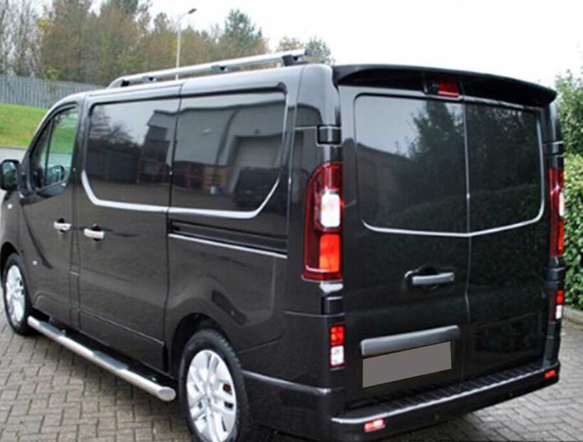 Body Kit » Fiber - Renault Trafic 2 Anatomik Spoiler Çift Kapılı 2011 ve Sonrası