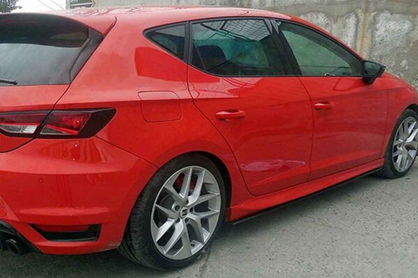 Seat Leon 3 Marşpiyel Piano Black ABS 2012 ve Sonrası