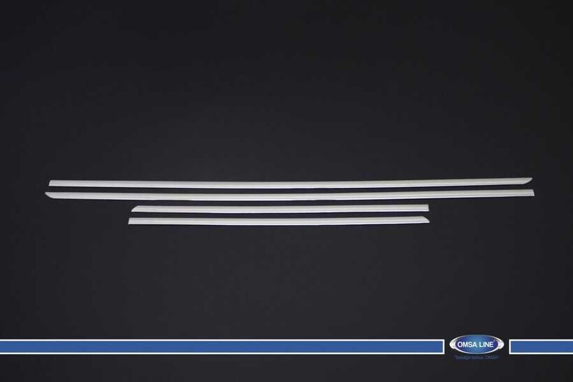 Krom Aksesuar » Omsa - OMSA Seat Leon 5F Krom Yan Kapı Çıtası 4 Parça 2012-2017 Arası
