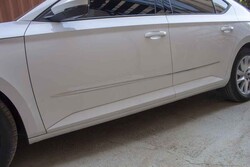 Krom Aksesuar » Omsa - OMSA Skoda Superb 2 SD B6 Krom Yan Kapı Çıtası 4 Parça 2015-2023 Arası 