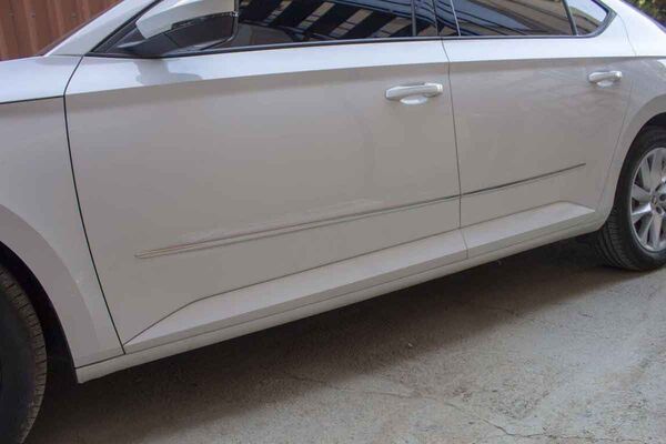 OMSA Skoda Superb 2 SD B6 Krom Yan Kapı Çıtası 4 Parça 2015-2023 Arası 