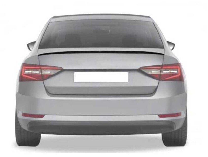 Skoda Superb 3 Spoiler Piano Black ABS 2015-2019 Arası - Thumbnail