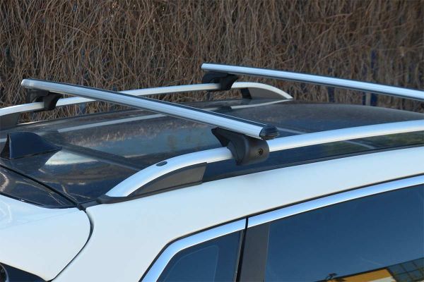 Subaru Forester Gri Ara Atkı 2 Parça Bold Bar 96-112cm 2008 ve Sonrası