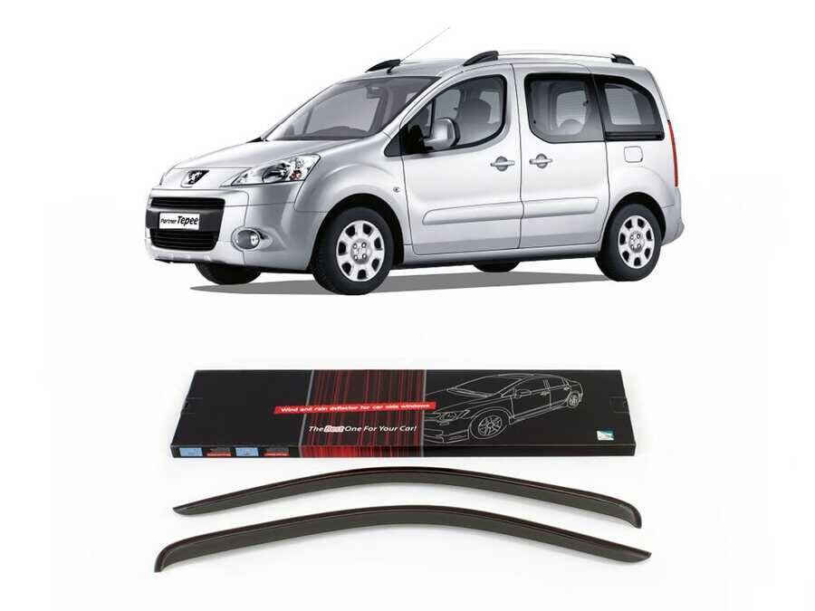 SunPlex Peugeot Partner Tepee Cam Rüzgarlığı 2 Parça 2008-2017 Arası