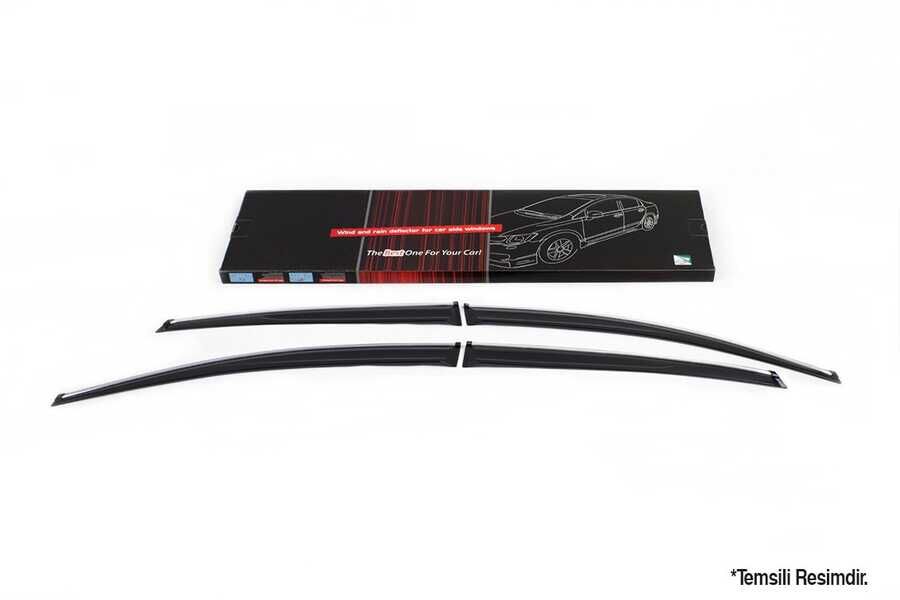 SunPlex VW Golf 7 Kromlu Cam Rüzgarlığı 4 Parça 2013-2020 Arası SunPlex VW Golf 7 Kromlu Cam Rüzgarlığı 4 Parça 2013-2020 Arası