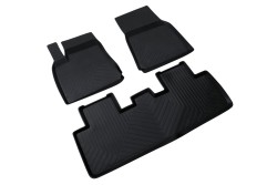 4D Paspas - Tesla Model Y 4D Havuzlu Paspas Siyah 2020 ve Sonrası