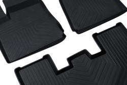 Tesla Model Y 4D Havuzlu Paspas Siyah 2020 ve Sonrası - Thumbnail