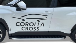 OMSA Toyota Corolla Cross Blackline Yan Basamak Alüminyum 2022 ve Sonrası - Thumbnail