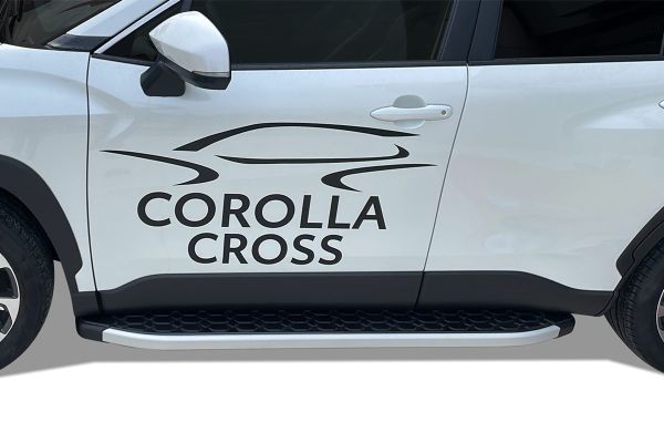 OMSA Toyota Corolla Cross Blackline Yan Basamak Alüminyum 2022 ve Sonrası
