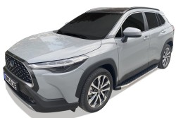 OMSA Toyota Corolla Cross Blackline Yan Basamak Krom 2022 ve Sonrası - Thumbnail